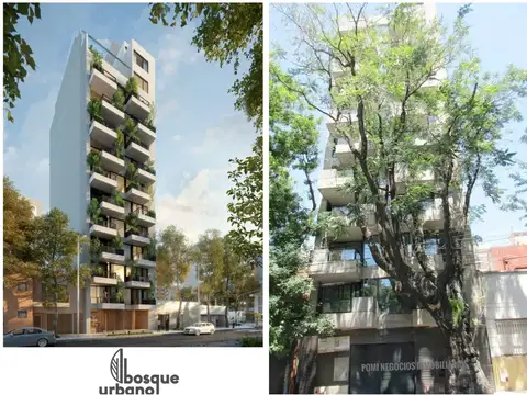 Nuñez  Edificio Bosque Urbano Monoambiente a Estrenar (Varias Opciones), Amplios ambientes, Balcon, Amenities. Guarda bicicletas-