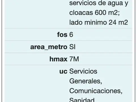 Terreno en Venta en Jose Clemente Paz, USD 55.000