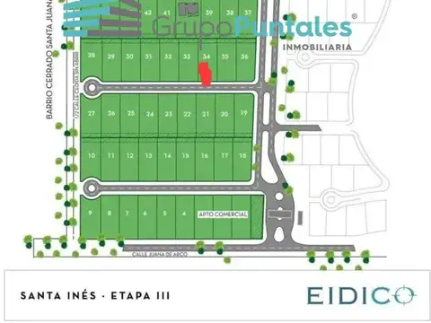 Lote en Barrio Privado Santa Ines Etapa 3 Canning listo para construir