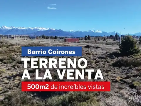 Excelente lote de 500m2 en Barrio Coirones