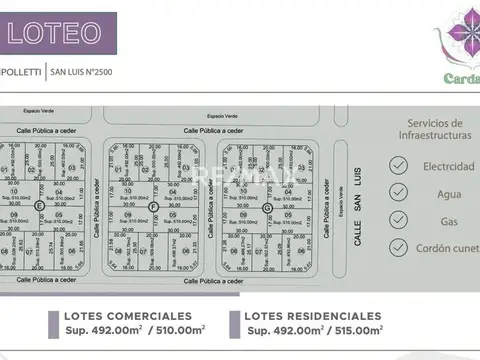 Terreno en Venta de 510,0 m2