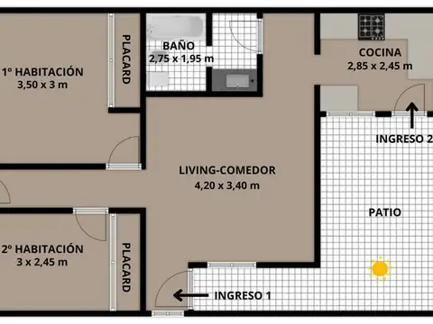 Depto Tipo Casa en Venta en Olivos, USD 200.000