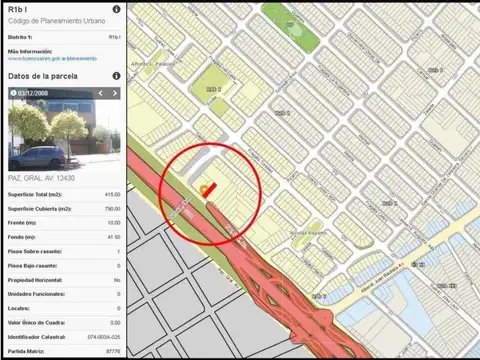Terreno en Venta en Mataderos, USD 480.000