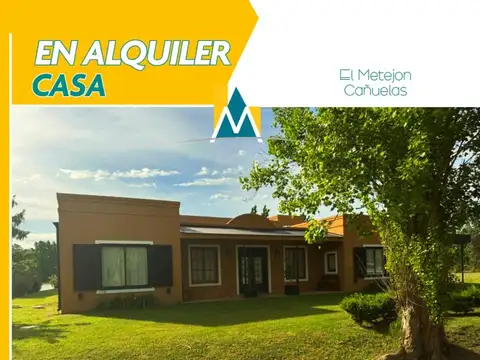 Casa en alquiler club de campo El Metejón -FEBRERO