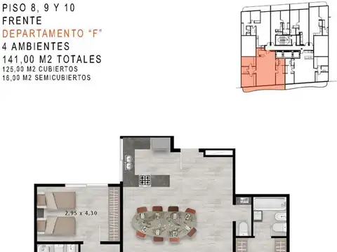 Venta Departamento 4 Ambientes Full Amenities Boedo
