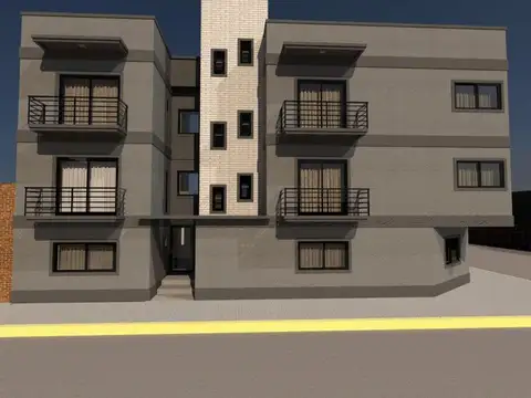 Departamento 2 ambientes con 1 baño