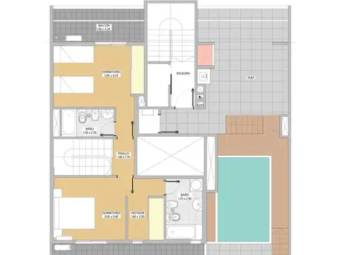 Departamento en venta 2 dormitorios Rosario - Barrio Lourdes