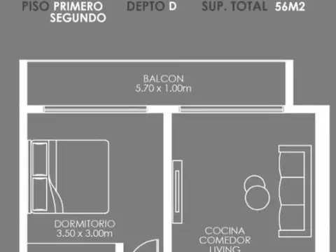 Departamento en Venta en Ramos Mejia, USD 90.000