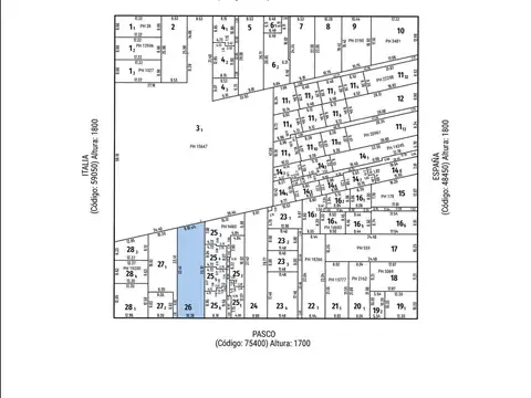 Pasco 1772 - Terreno para constructoras