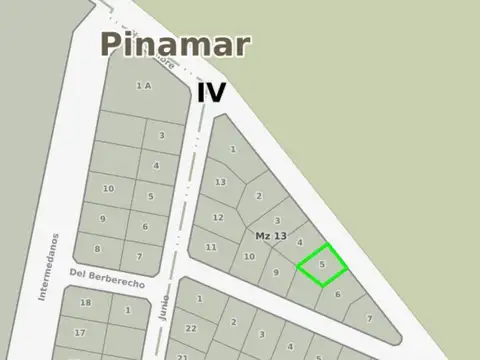 Terreno en venta - 518Mts2 - Pinamar