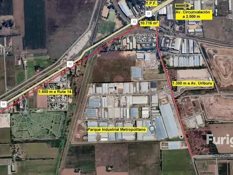 Ruta 33 y Avenida De Las Palmeras