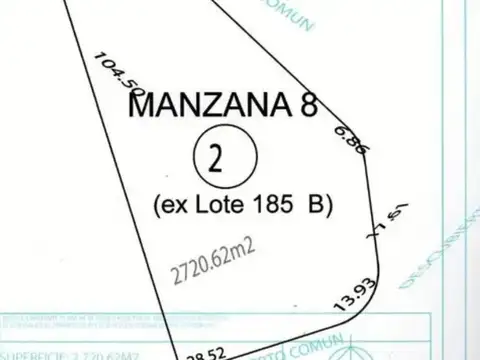 Terreno en Venta de 2700,0 m2