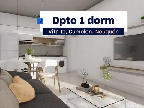 Dpto 1 dorm en venta - Centro Oeste Neuquén