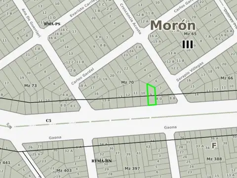 Terreno en Venta de 410,0 m2