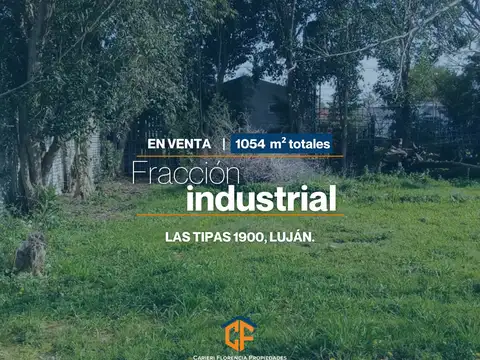 Industria Habilitada En Jauregui Sobre Fraccion De 1054 M2