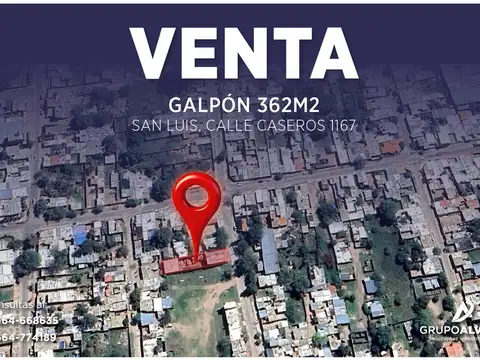 VENTA. Galpón 362 m² Caseros 1167