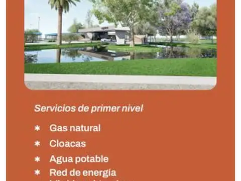 Terreno en Venta 45  mts Fondo