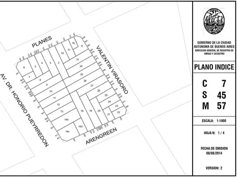 Terreno en Venta en Caballito, USD 700.000