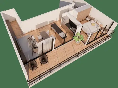 TAO PARQUE 2 AMB C/TERRAZA US 57.000 Y 30 CUOTAS