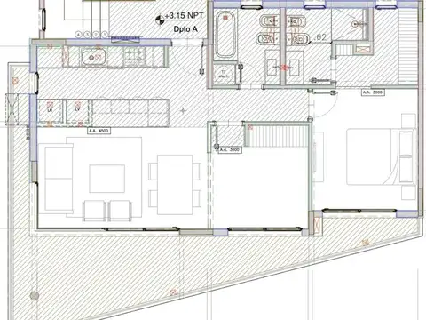 Departamento en Venta de 2 dormitorios