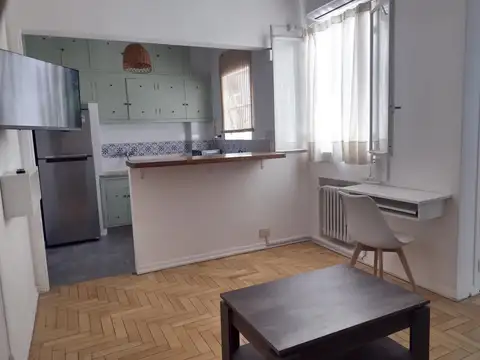 ALQ 2 AMB EXCLUSIVO TEMPORARIO AMOBLADO MUY LUMINOSO  IDEAL ESTUD ABASTO