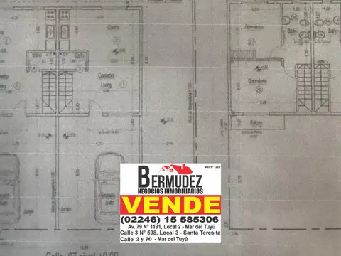 Chalet venta 3 amb Mar del tuyu calle 67 entre 8 y 9