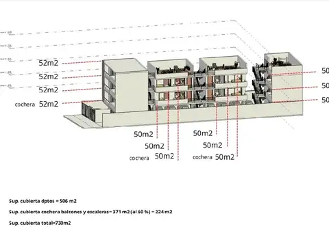Departamento en Venta con 1 cocheras