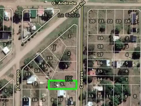 Terreno en Venta 12  mts Frente