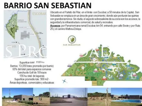 San Sebastián loma verde Área 7 Escobar 100