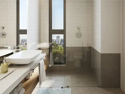 Departamento 3 ambientes con 2 baños