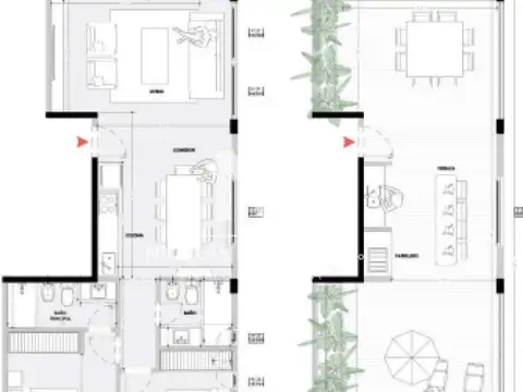 Departamento en Alquiler Temporal de 3 ambientes