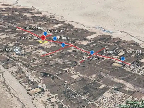 Terreno en Venta de 8129,0 m2