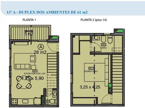 Departamento en Venta en Caballito Norte, USD 195.000