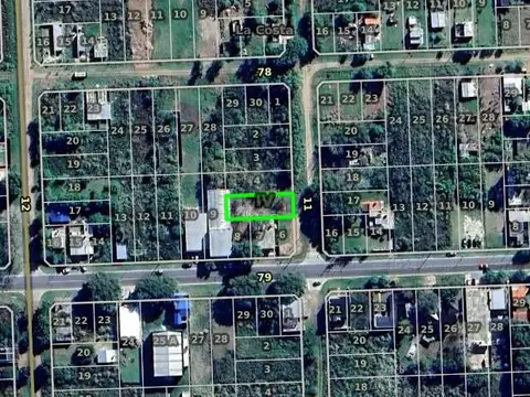 Terreno en Venta 37  mts Fondo