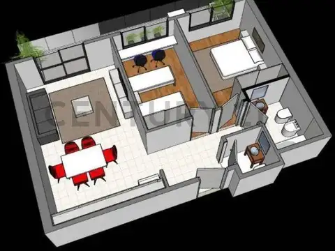 Departamento en Venta de 3 ambientes