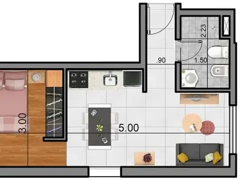 Departamento en Venta al Oeste