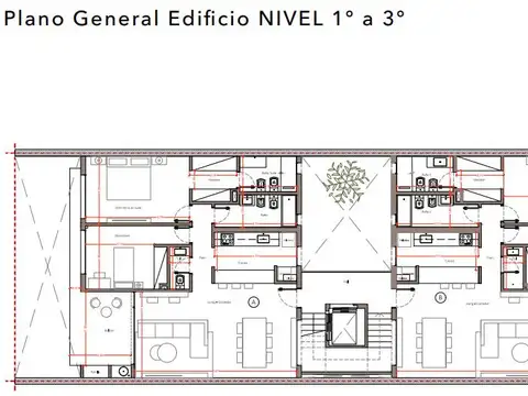 Departamento 3 ambientes con 2 baños