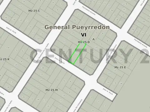 Vendo lote en Barrio Los Pinares