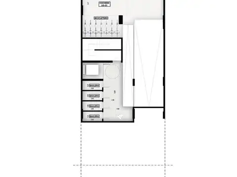 Departamento 4 ambientes con 1 baño