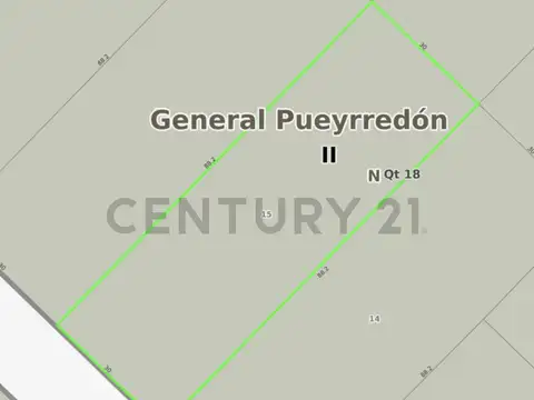 Terreno en Venta 30  mts Frente