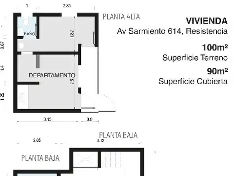 Departamento en Venta en Centro, USD 95.000