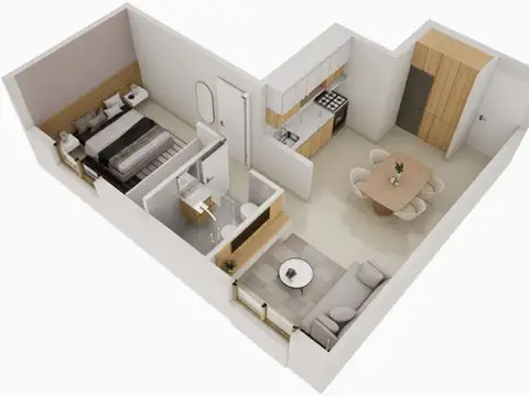 Departamento en Venta de 2 ambientes