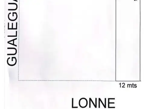 Terreno en Venta 12  mts Frente