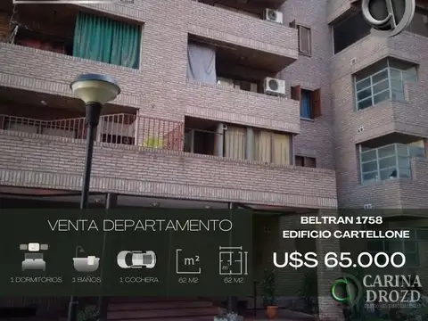 Departamento en venta c/ cochera en Godoy Cruz