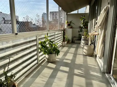 Departamento 2 ambientes con 2 baños