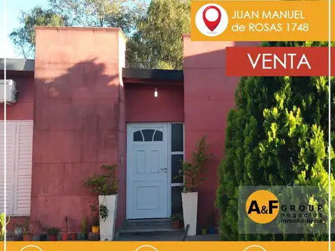 CASA A LA VENTA .CASILDA. Barrio PARQUE. 3 DORMITORIOS. GARAGE PARA 2 AUTOS.