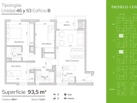 Departamento en Venta de 4 ambientes