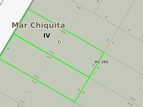 Terreno en Venta de 634,0 m2