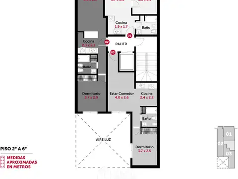 Departamento en Venta de 2 ambientes