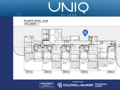 Departamento en Venta de 1 dormitorio